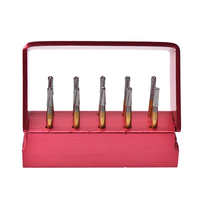 10 sztuk/pudło Dental Broken crown needle for break crown endodontyczny srebrny pozłacany uchwyt 1957 #1958 # 2